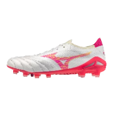 Mizuno Morelia Neo IV Beta Elite FG Firm Ground Soccer Cleats White Pink