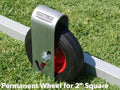 Fold A Goal Permanent Wheels for 3 PC Soccer Goals Set of 2