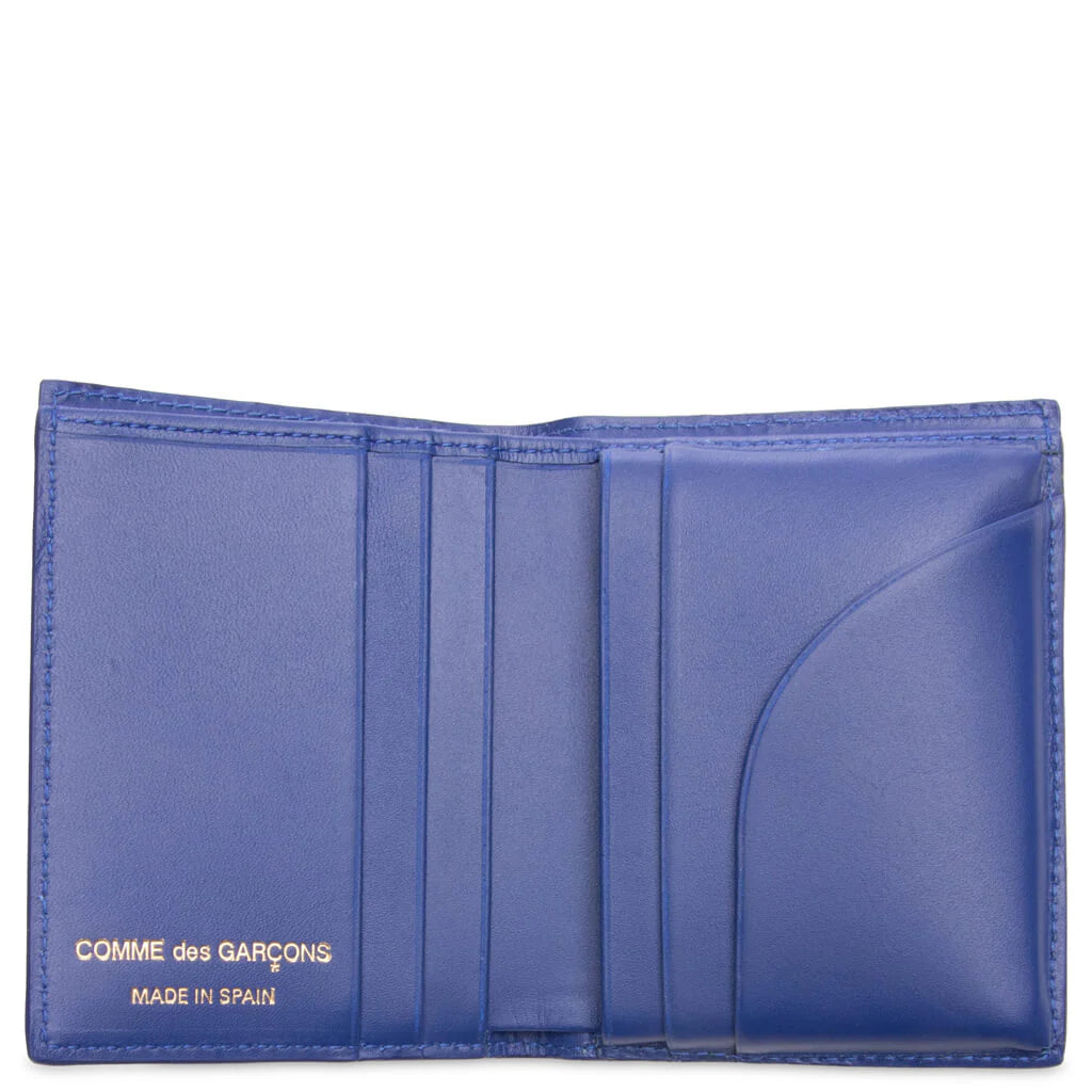 Comme des Garcons Polka Dots Wallet Navy
