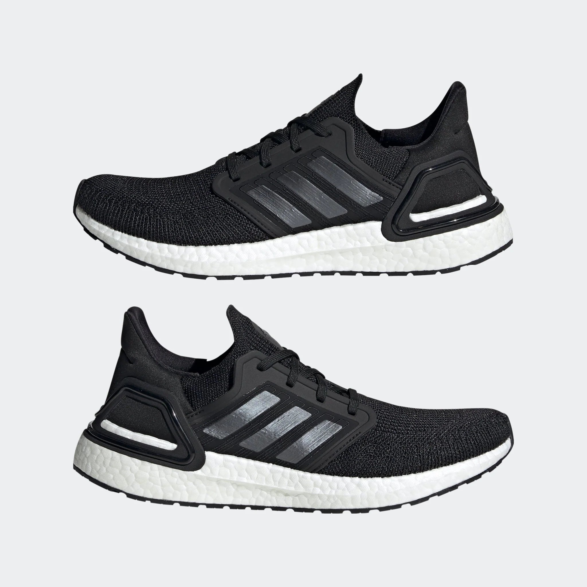 adidas Ultraboost 20 Black Night Metallic White