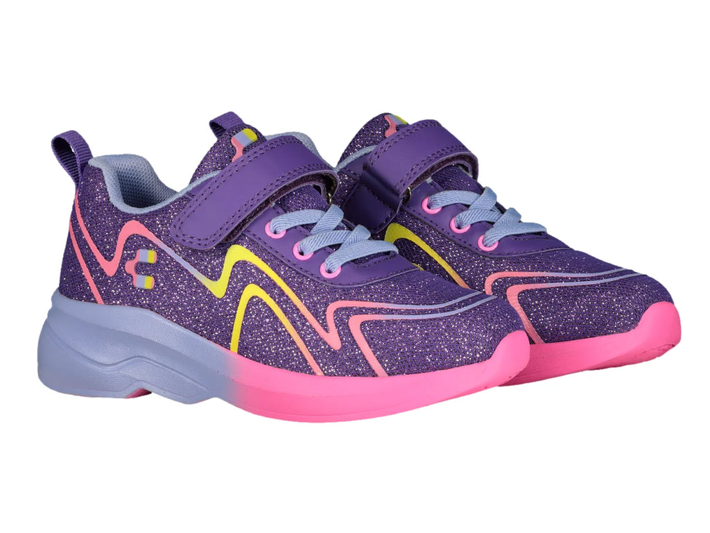 Tenis Charly Morado y Fucsia para Niña