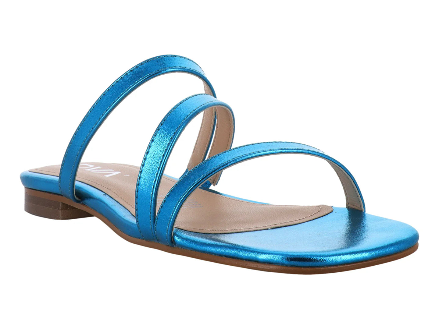 Sandalias Donova Turquesa Metálicas para Mujer