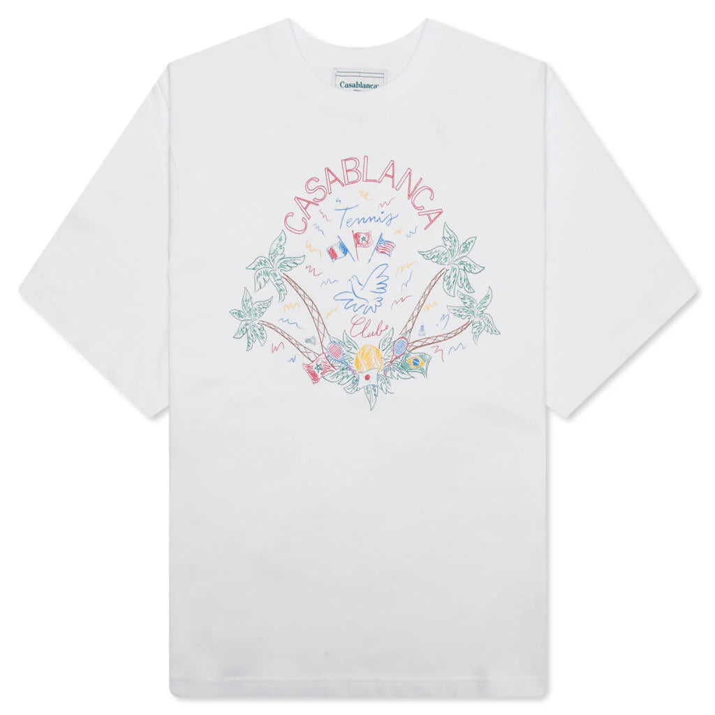Crayon Tennis Club Jersey Heavy White
