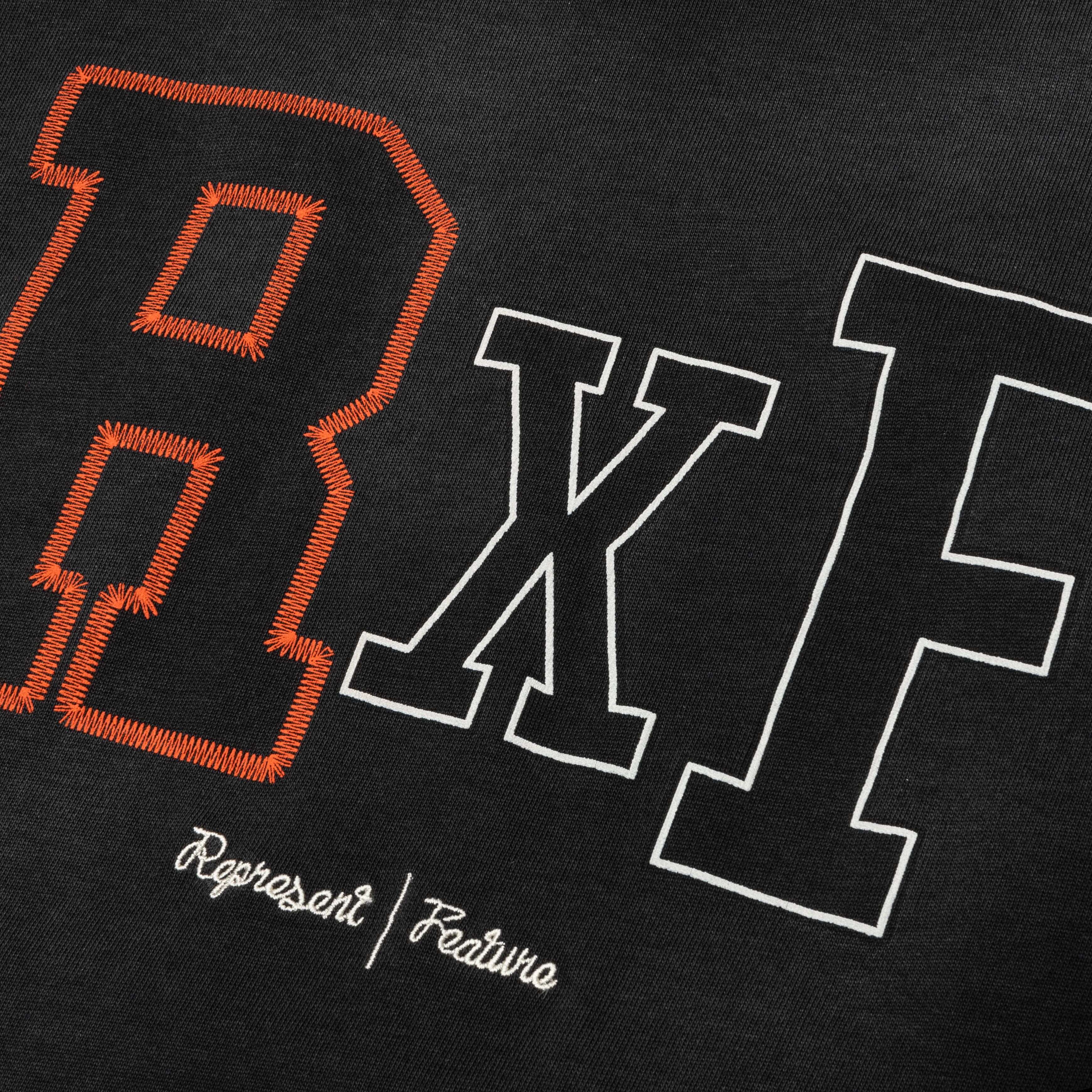 Feature x Represent Champions T Shirt Stained Black