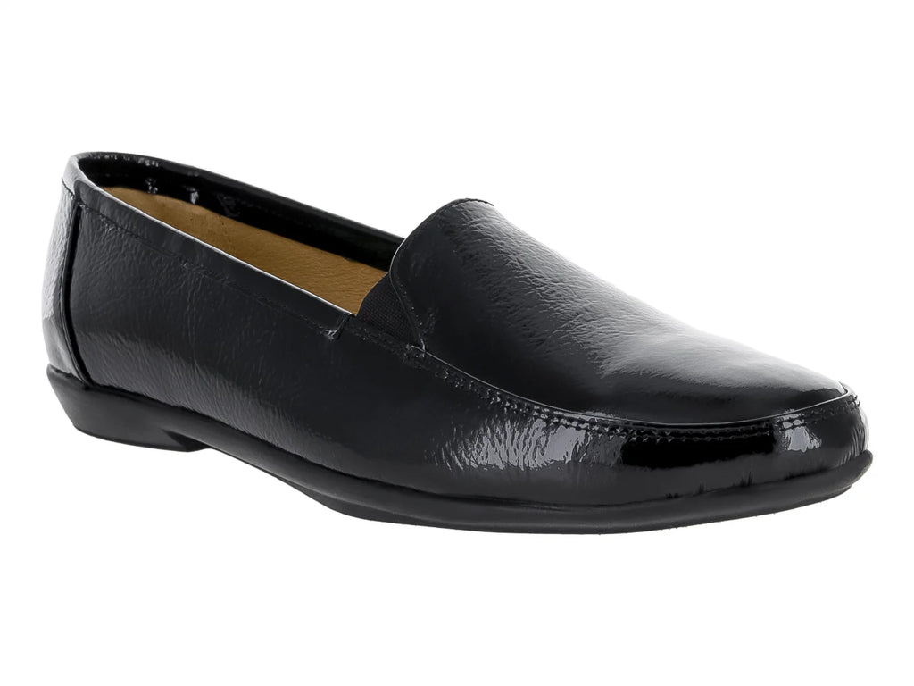 Zapatos Capricho de Charol Negro para Mujer