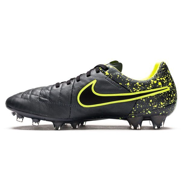 Nike Tiempo Legend V FG Soccer Cleatsh Anthracite Volt