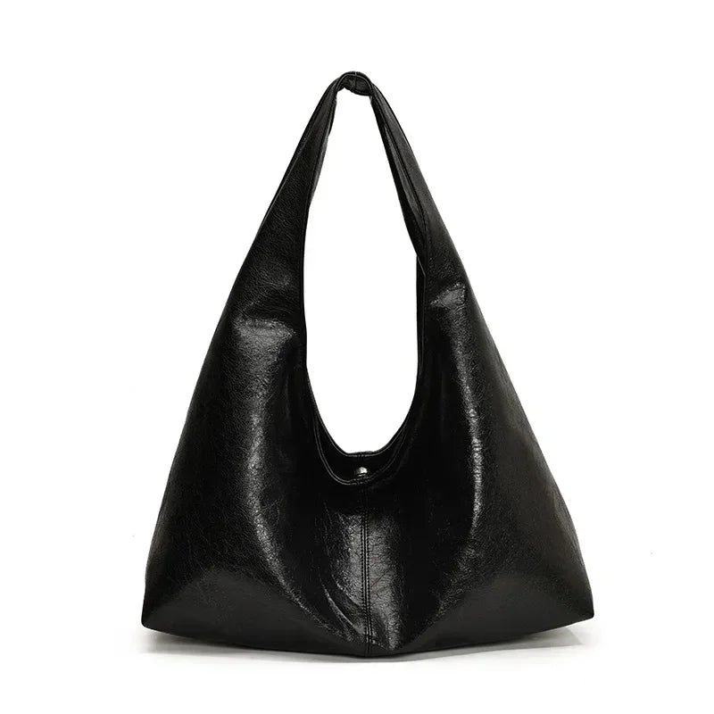 Bolsa Triangular de Couro Aosta