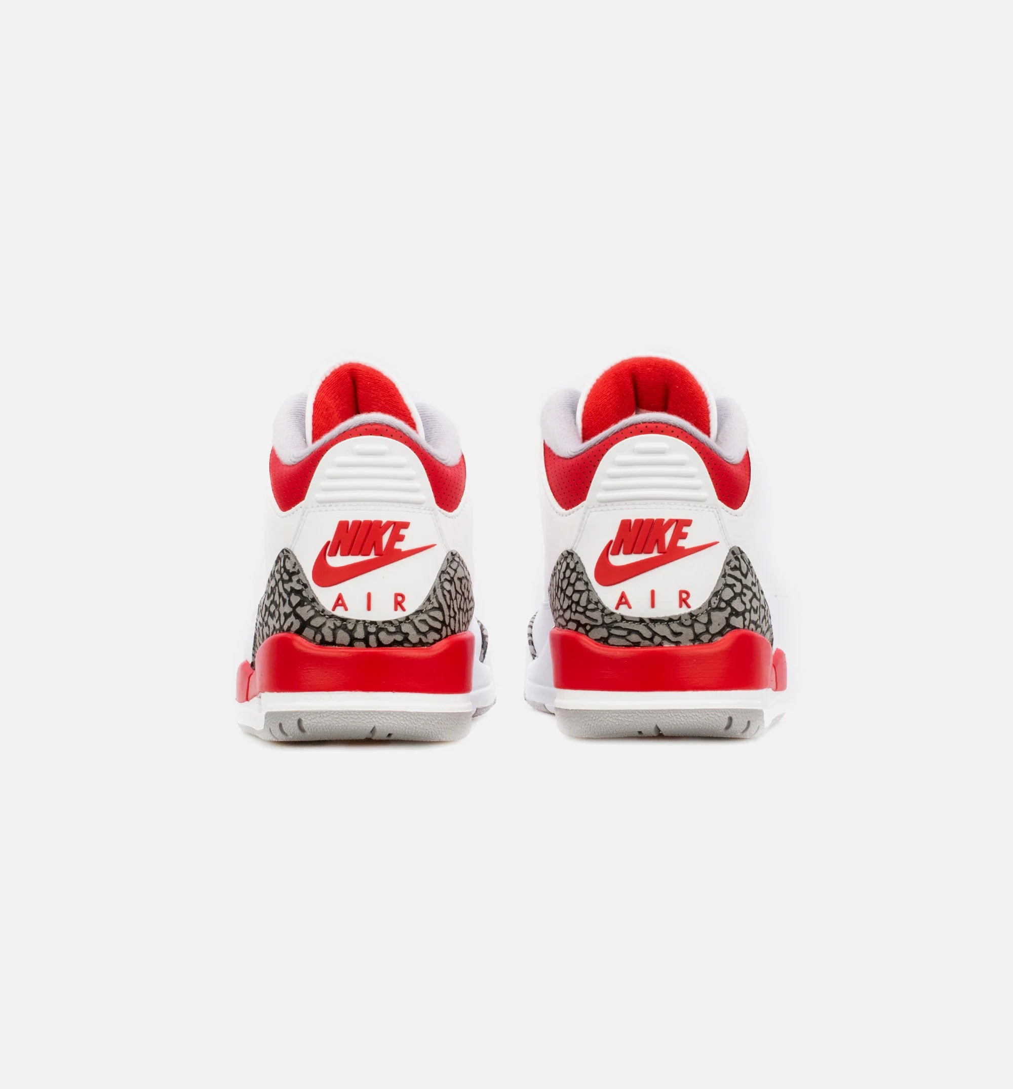Air Jordan 3 OG Fire Red Mens Lifestyle Shoe White Red