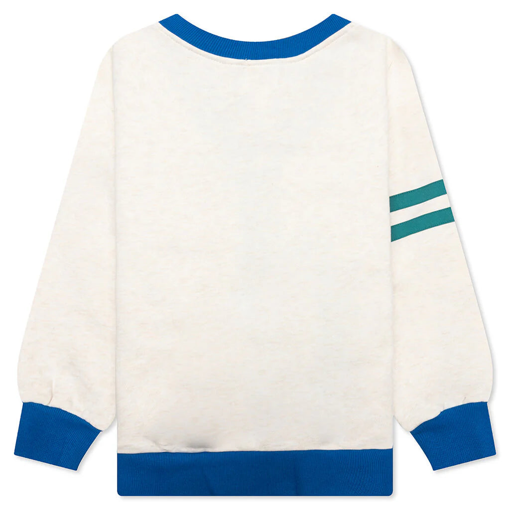 Kids B Motif Relaxed Fit Sweat Cardigan Ivory