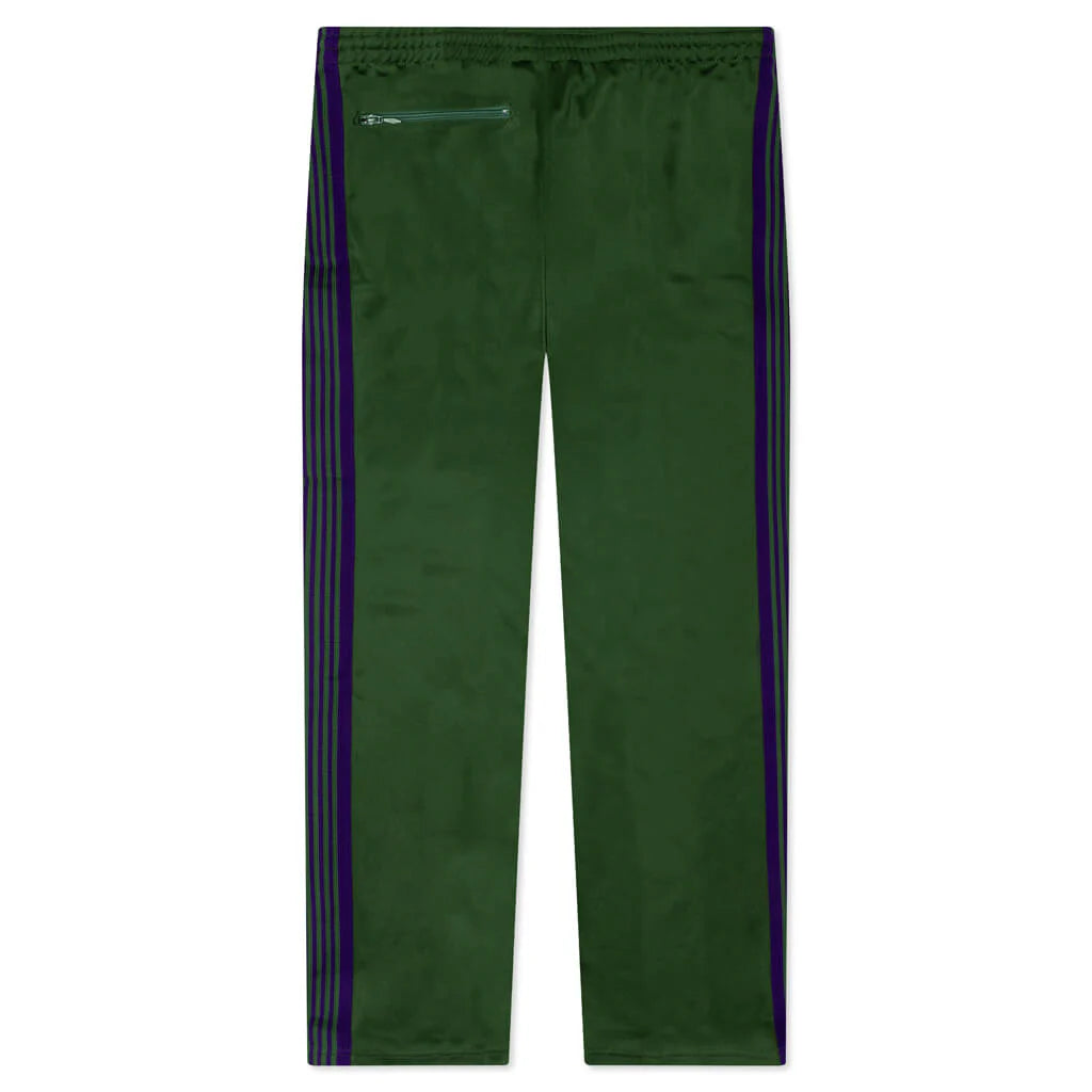 Narrow Track Pant Poly Smooth Ivy Green