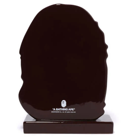 Ape Head Incense Holder Brown
