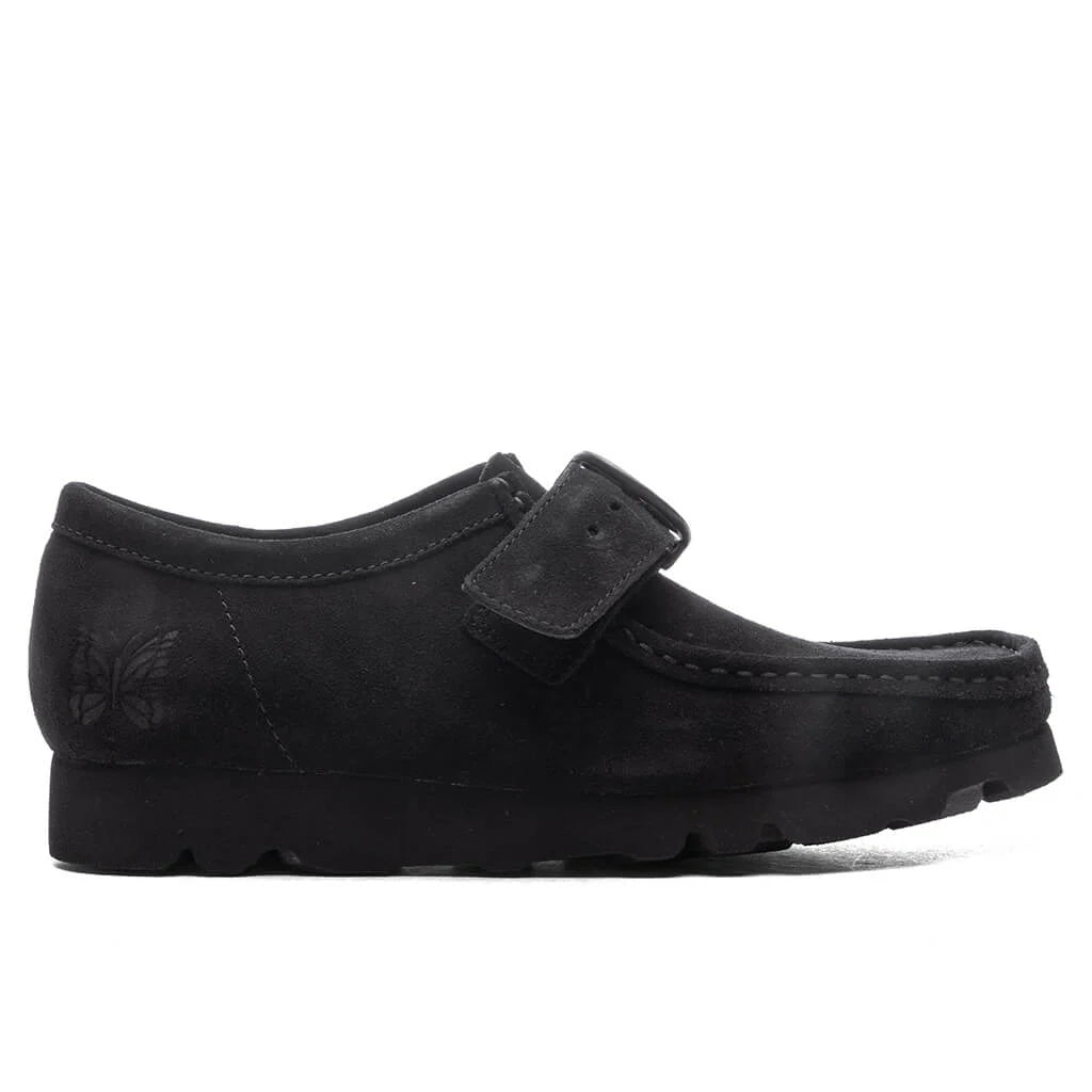 Clarks x Needles Walla Strap Lo Suede Black