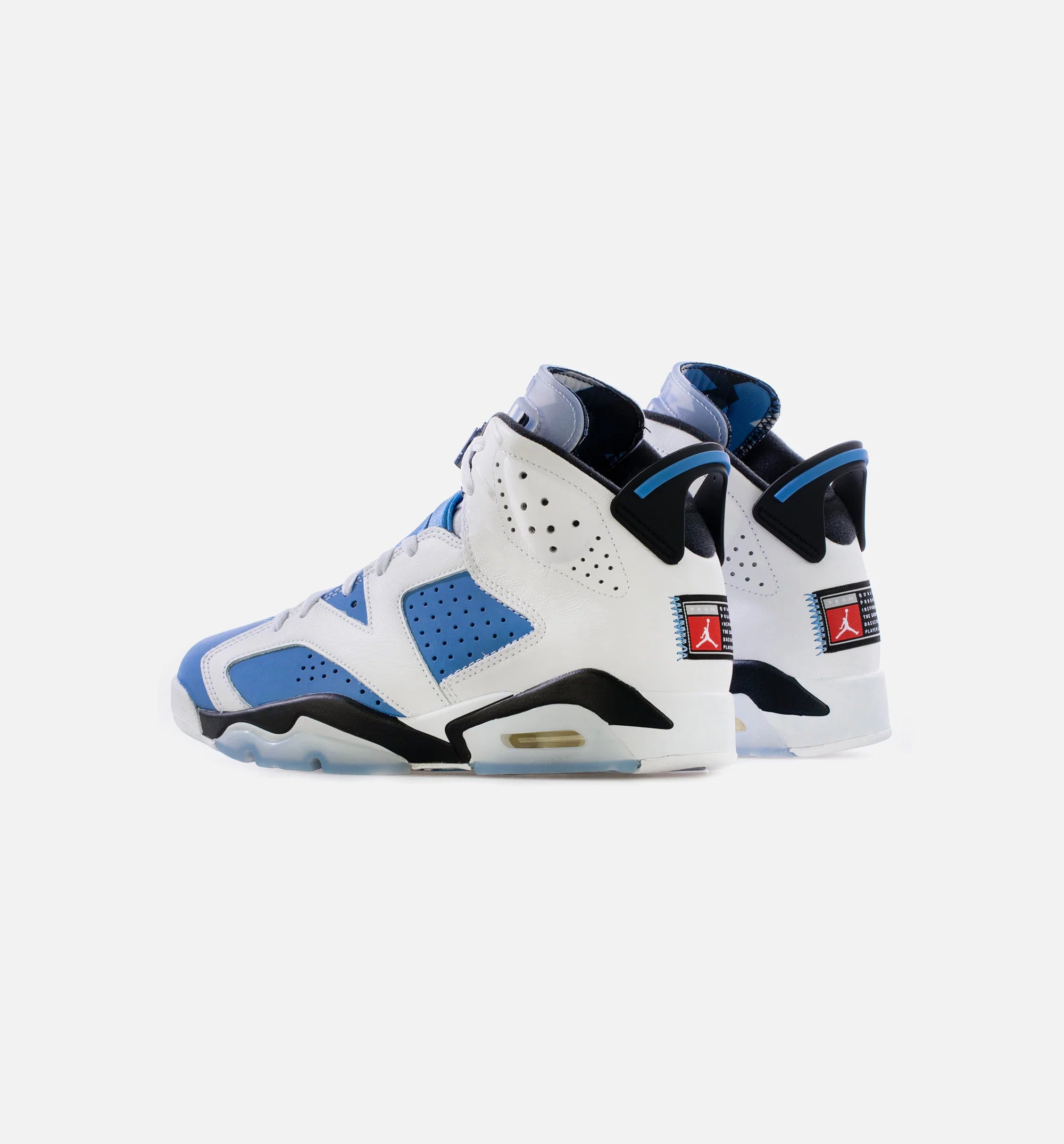Air Jordan 6 Retro UNC Mens Lifestyle Shoe University Blue White Limit One Per Customer