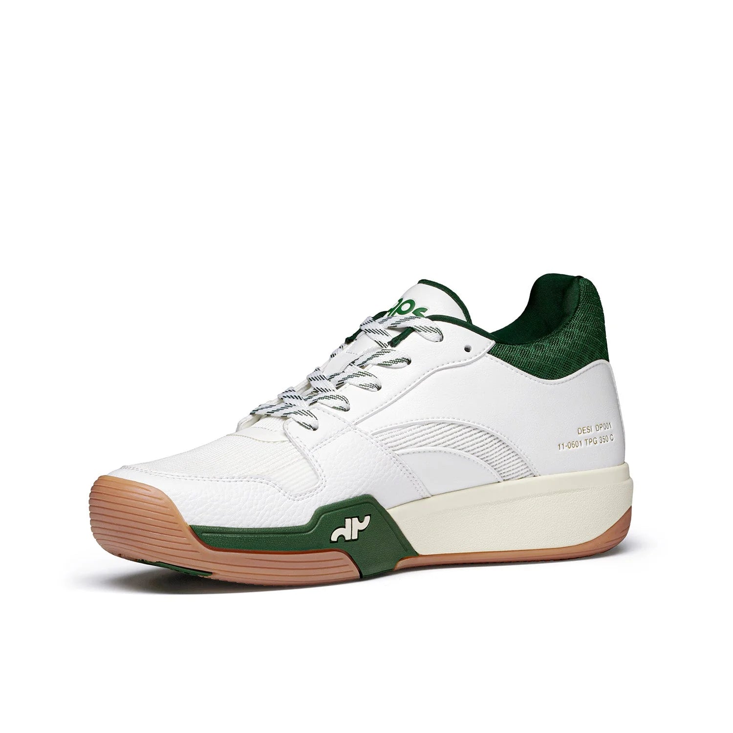 DAPS DESI Mid Green White Mens Pickleball Shoes