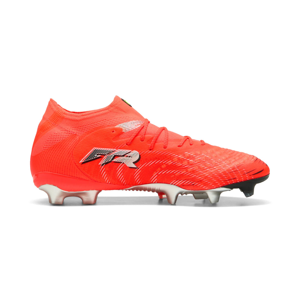 PUMA Future 9 Ultimate FG Firm Ground Mens Soccer Cleats Red White Black