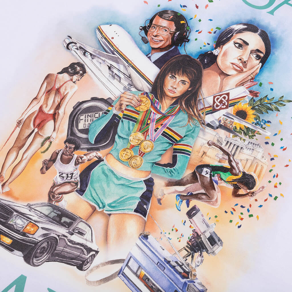 Celebration Du Sport Printed T Shirt White