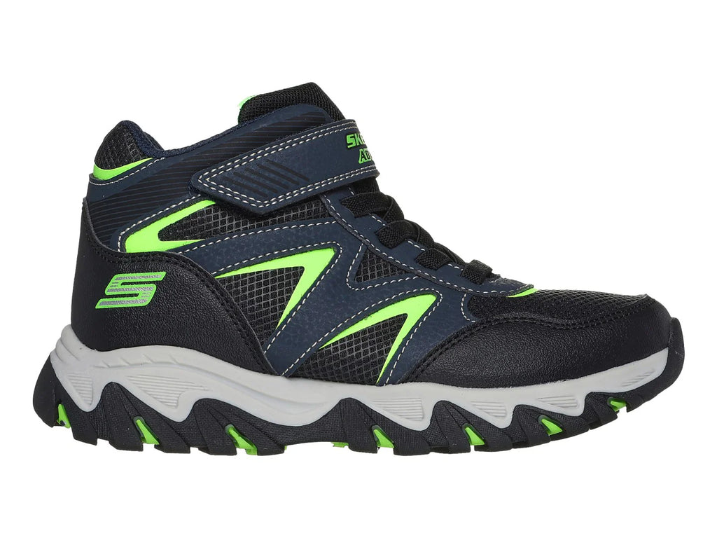 Tenis Skechers Rugged Ranger Azul Marino y Lima para Niño