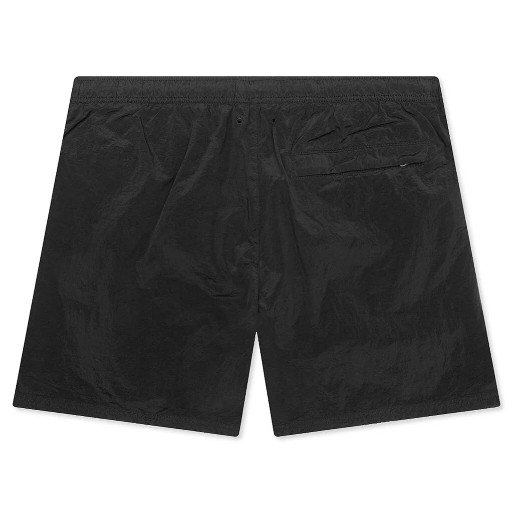 Nylon Metal Regular Fit Shorts Black