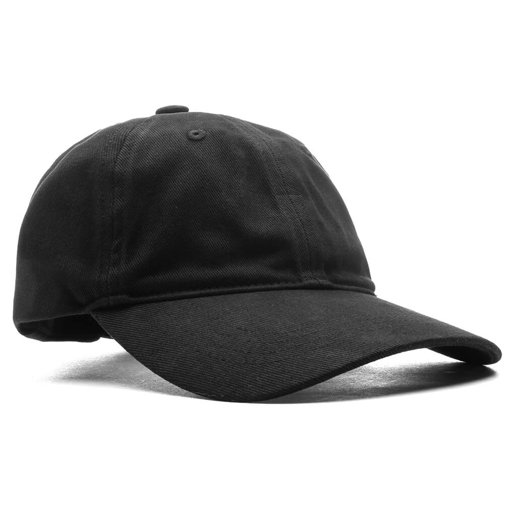 Embroidered Logo Baseball Cap Black