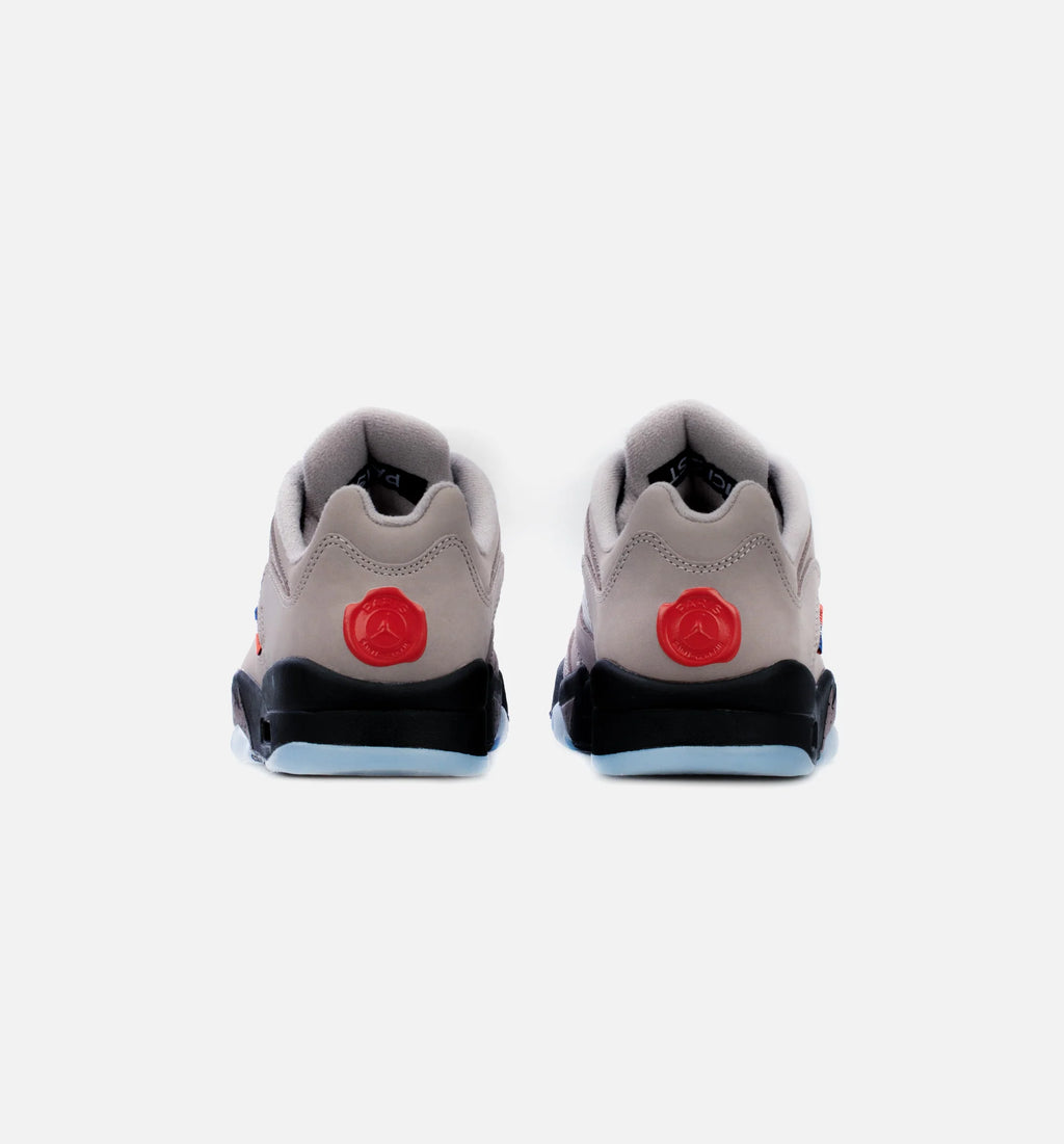 Air Jordan 5 Low x PSG Mens Lifestyle Shoe Grey Purple