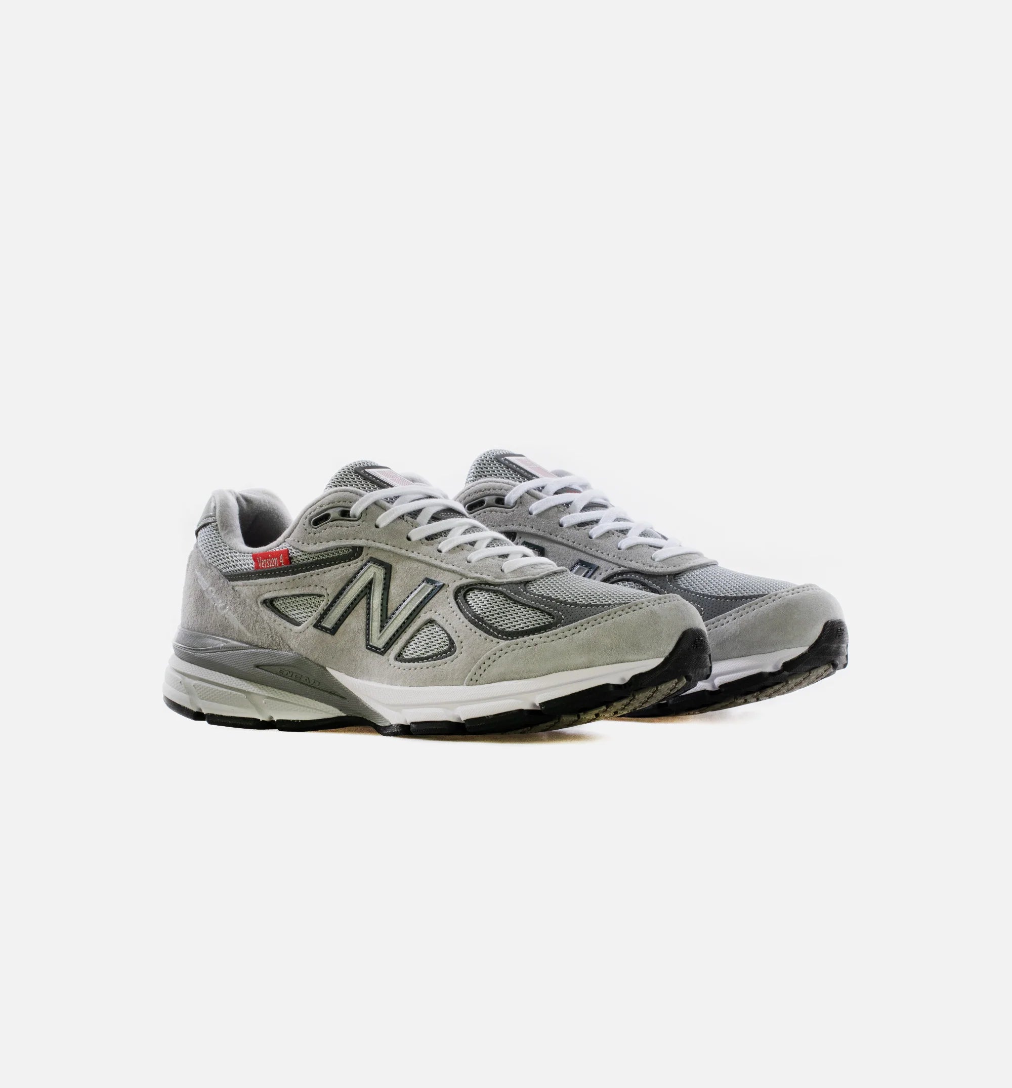 Made in USA 990v4 Mens Running Shoe Gray White