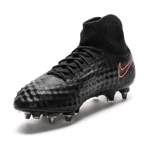 Nike Magista Obra II SG Pro Soft Ground Soccer Cleats Black Total Crimson