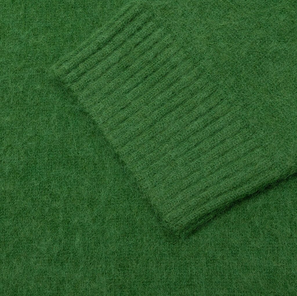 Script Logo Sweater Green