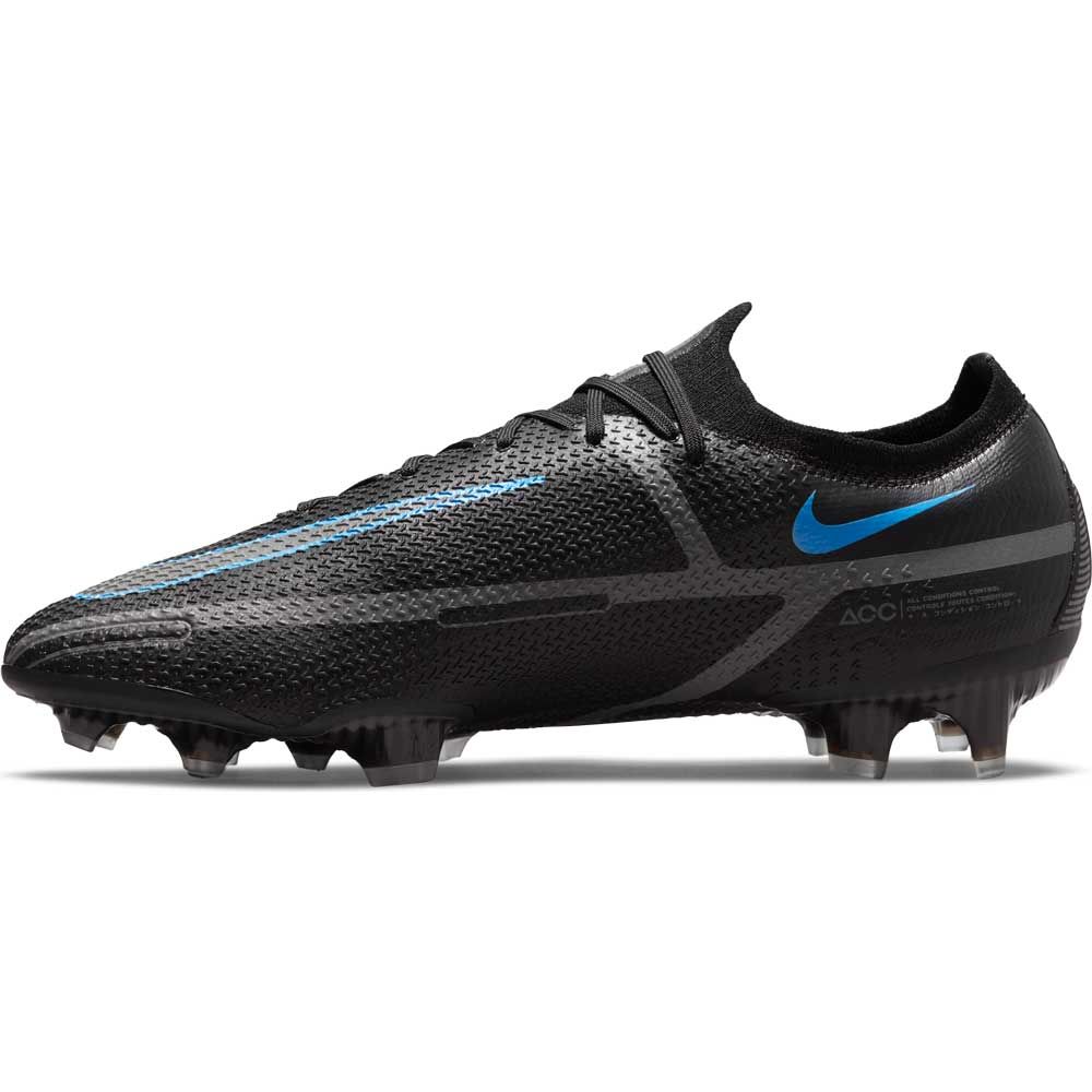 Nike Phantom GT2 Elite FG Firm Ground Soccer Cleats Black Black Iroman Grey
