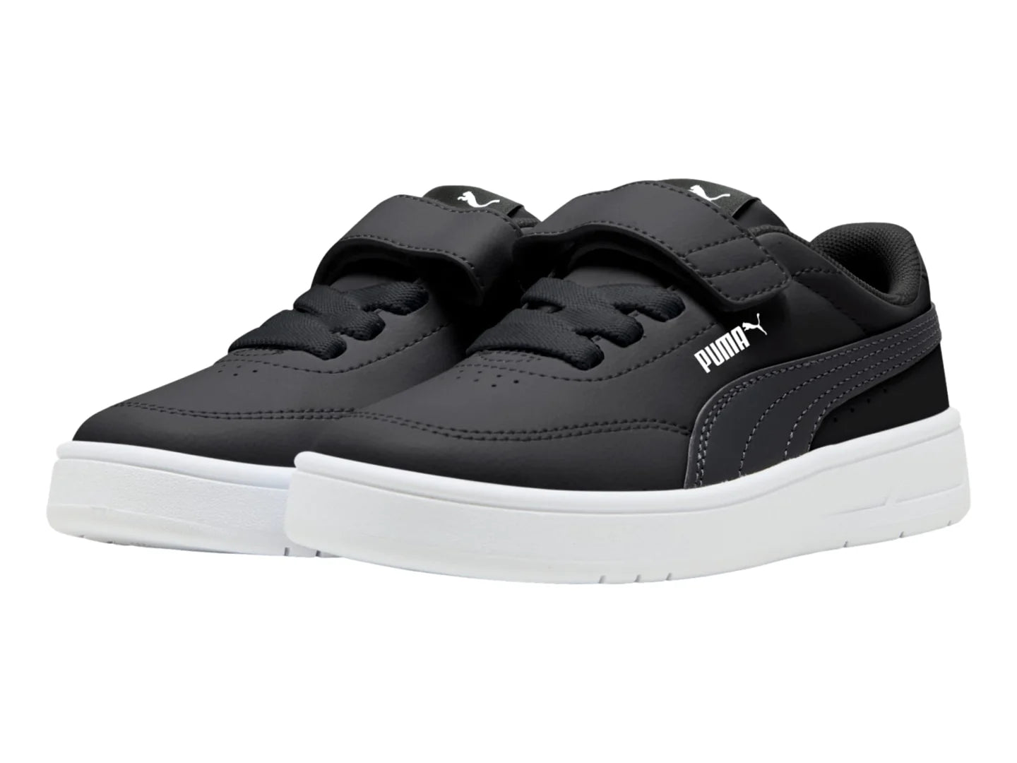 Tenis PUMA Court Classic Clean Negros para Niño