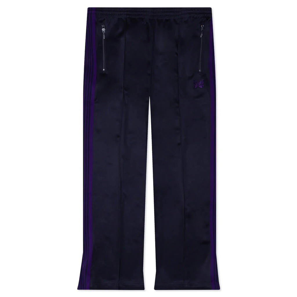 Boot Cut Track Pant Poly Smooth Navy
