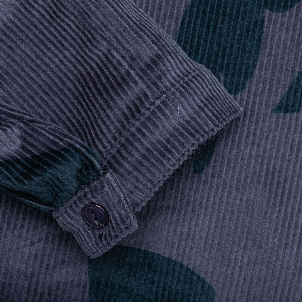 Clipped Wings Shirt Jacket Greyish Blue