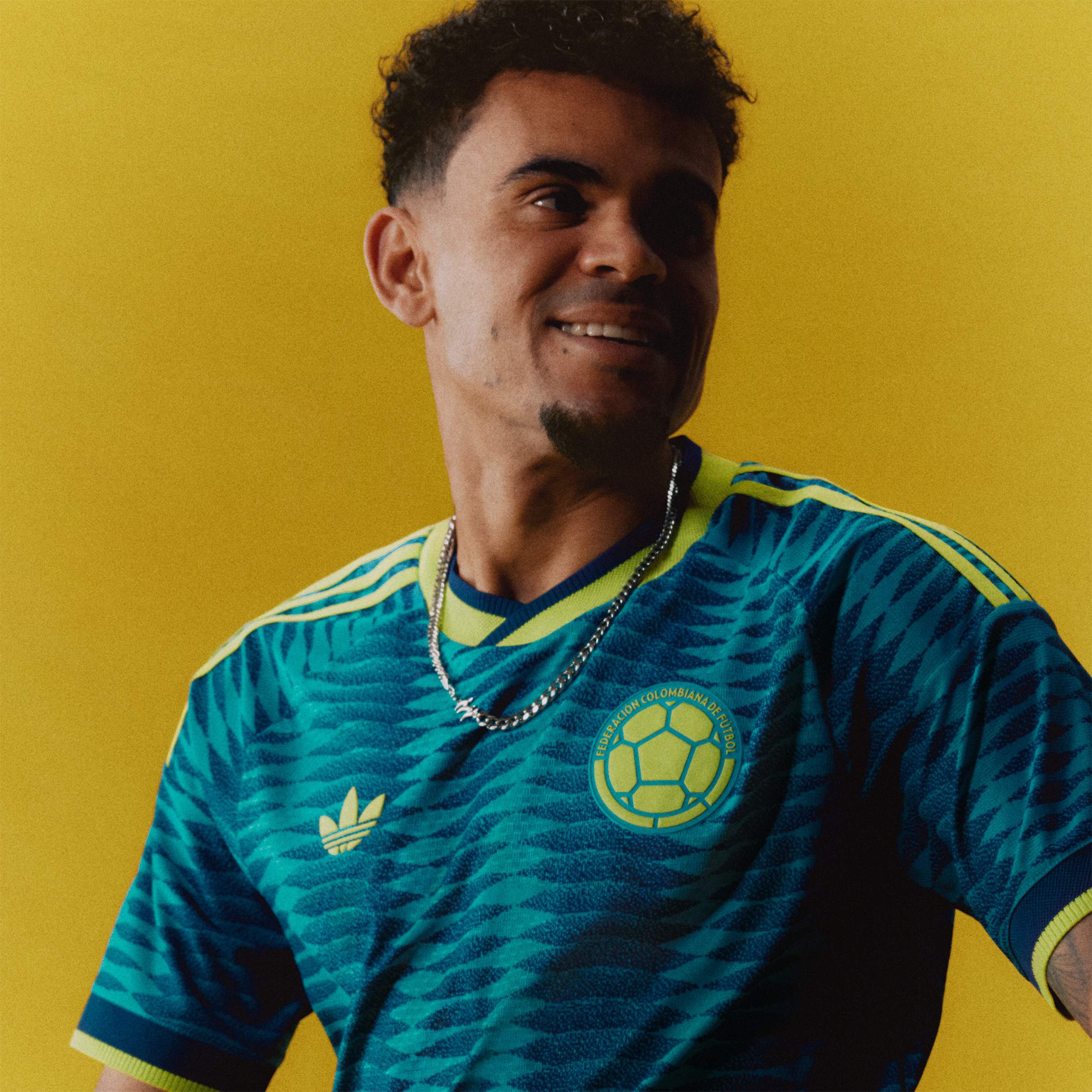 adidas Colombia Away Authentic Mens Soccer Jersey 2026 Mistery Petrol Navy