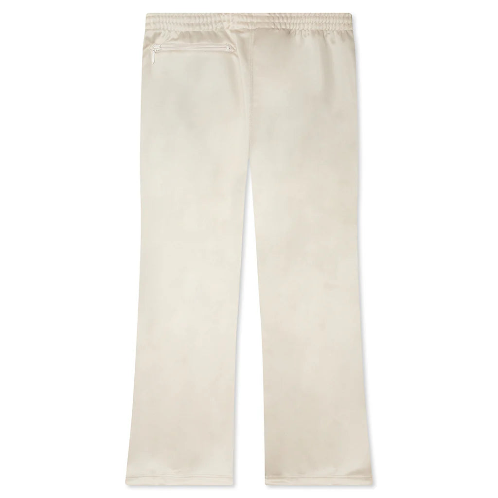 Poly Smooth Boot Cut Track Pant Ivory