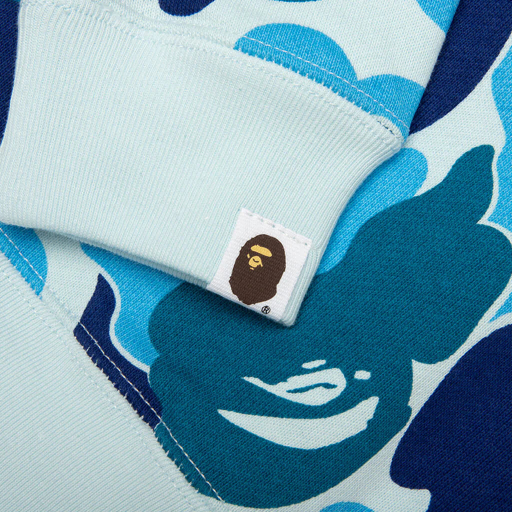Kids ABC Camo Shark Crewneck Sweatshirt Blue