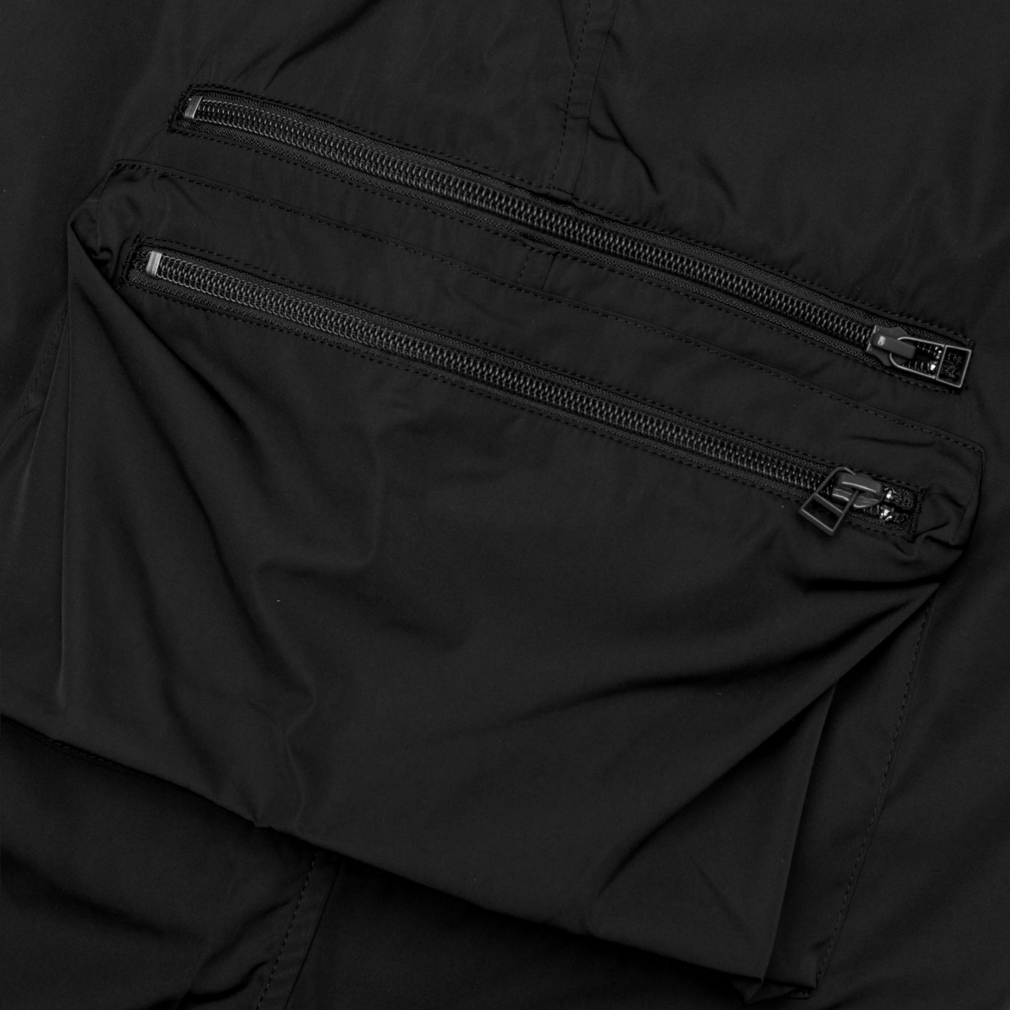 Simon Parachute Utility Pant Black