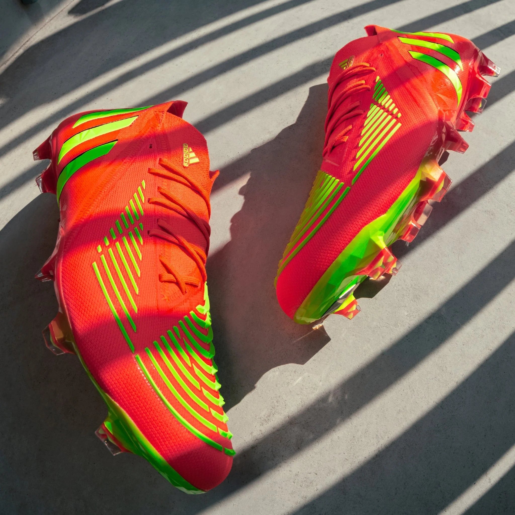 adidas Predator Edge1 FG Firm Ground Boots Solar Red Solar Green Black