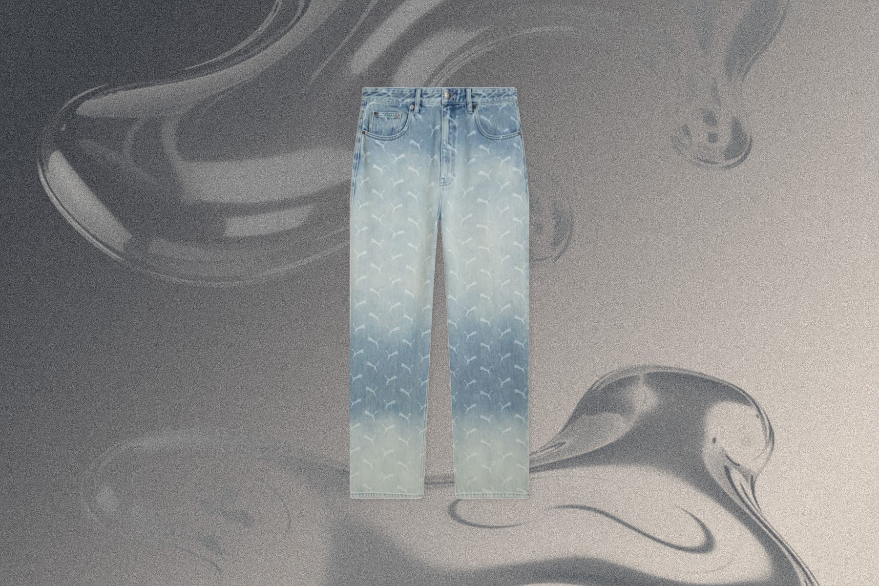 Puma x AAP Rocky Laser Monogram Denim Faded Denim