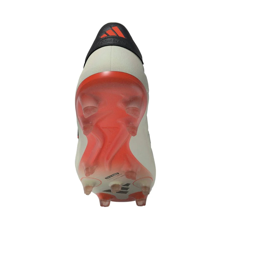adidas Copa Pure 2 Elite FG Firm Ground Soccer Cleats Ivory Black Solar Red