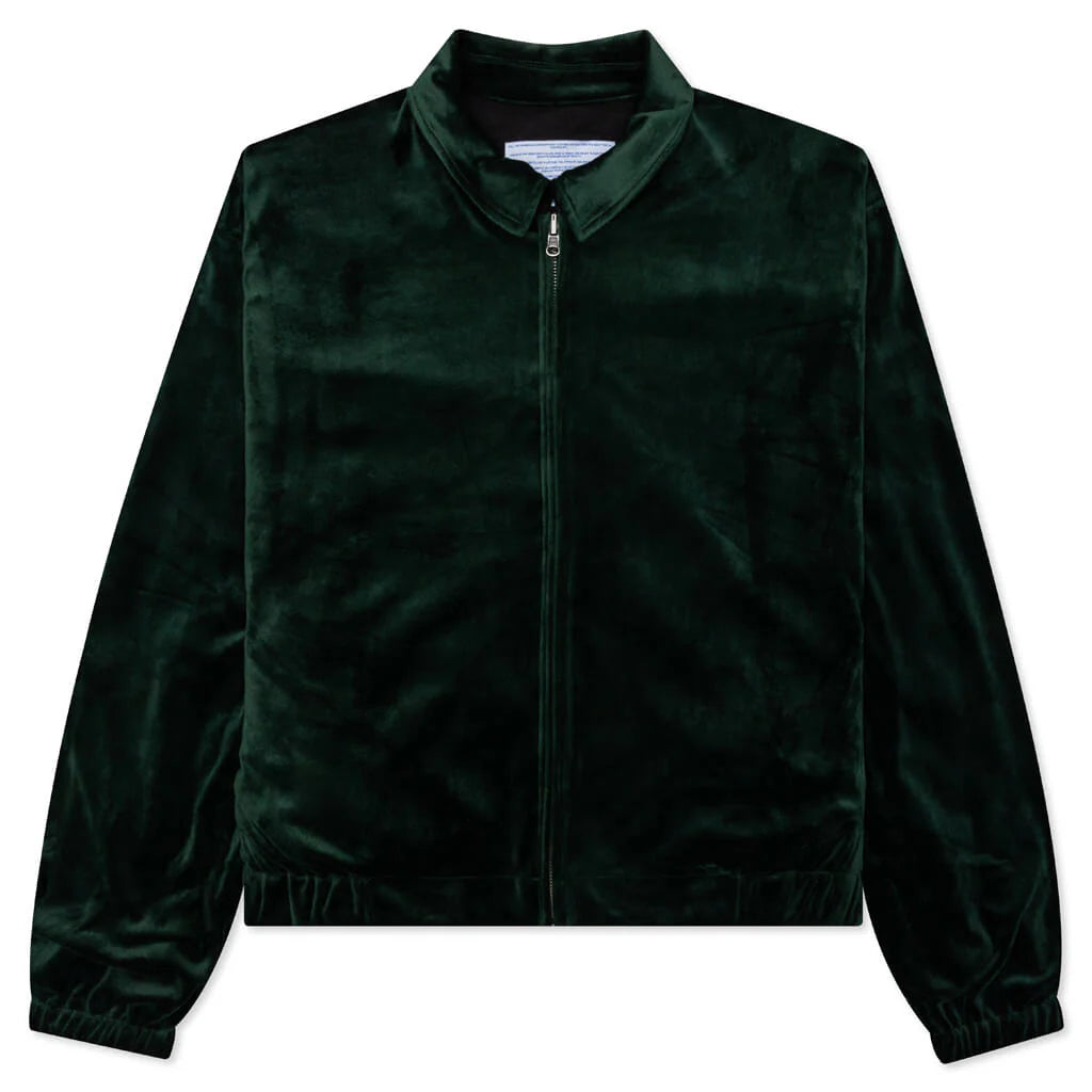 Velour Reversible Jacket Green