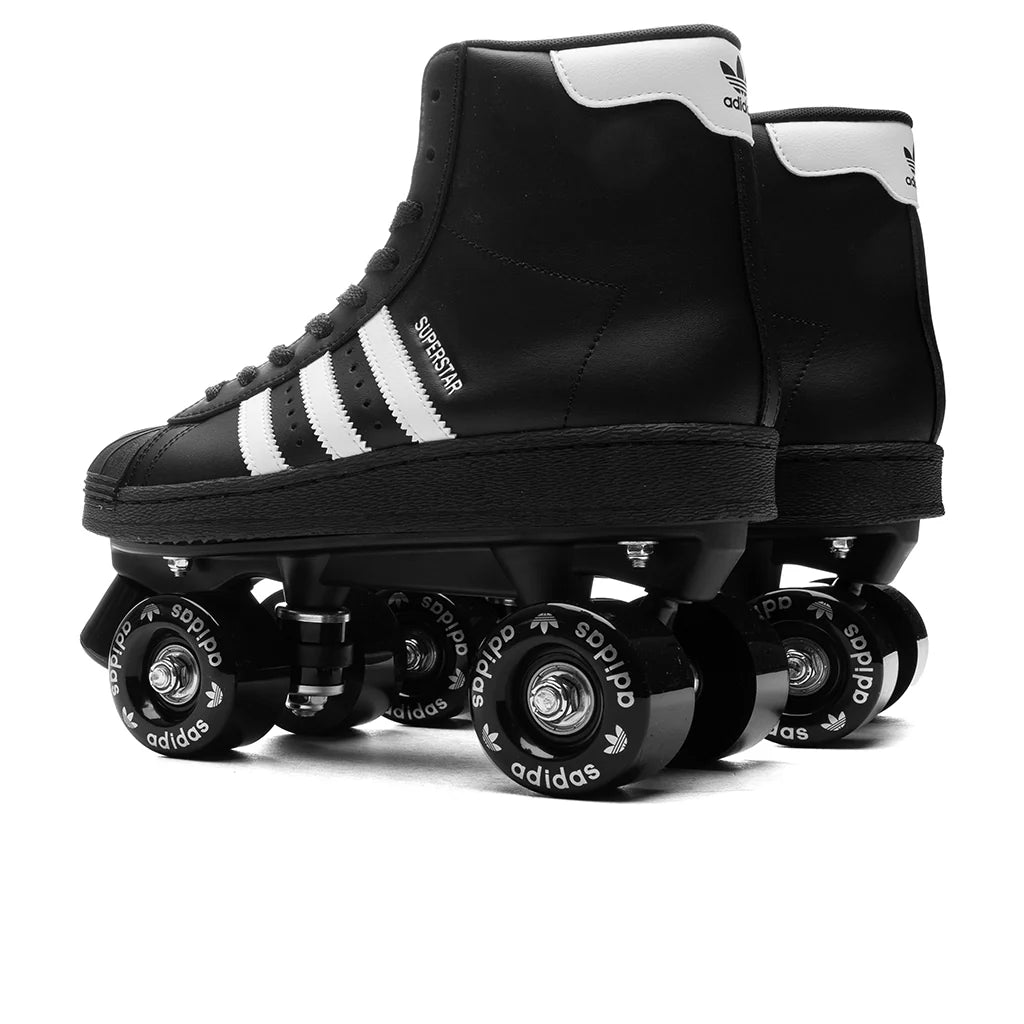 Womens Superstar 82 Skate Core Black Cloud White Silver Metallic