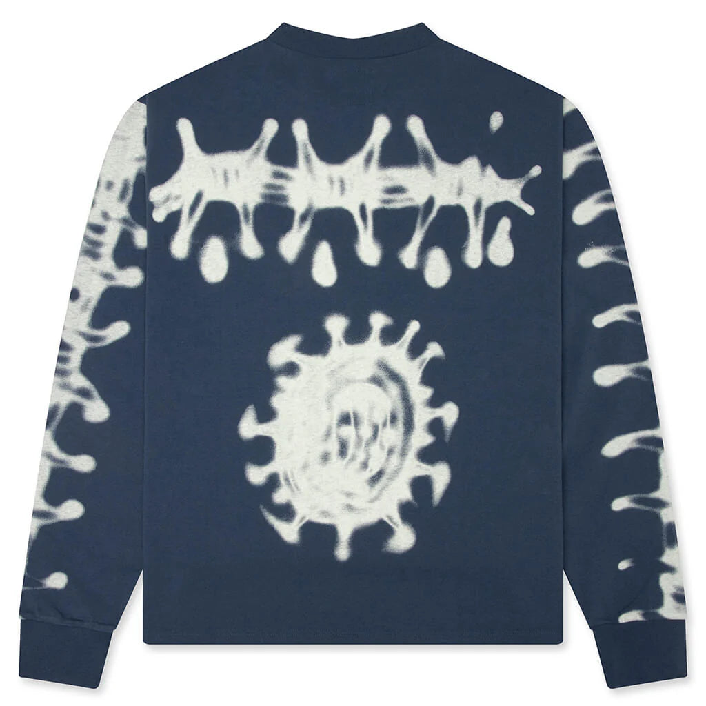 Fox LAB Airbrushed L S Top Blue