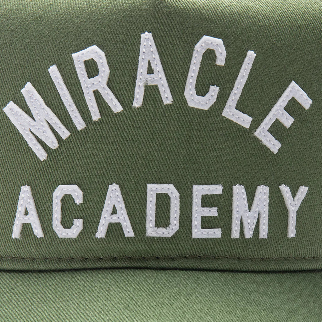 Miracle Academy Trucker Hat Forest Green