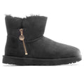Womens Bailey Zip Mini Boot Black