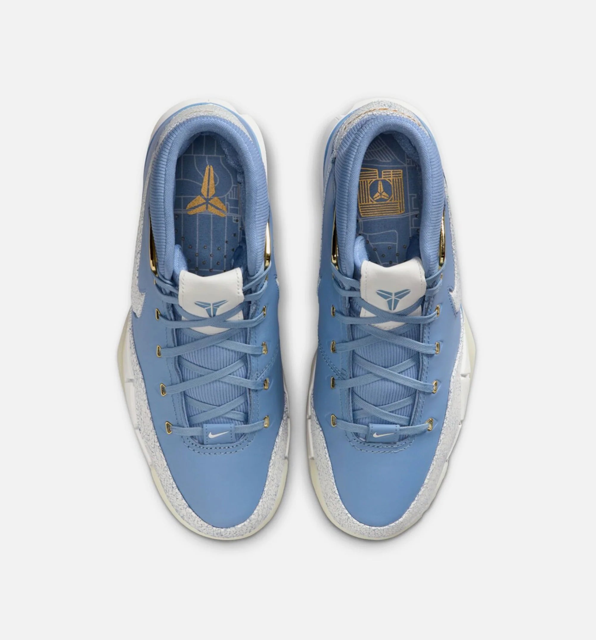 Kobe 1 Protro Work Blue And Metallic Gold Mens Lifestyle Shoe Work Blue Metallic Gold Summit White Limit One Per Customer
