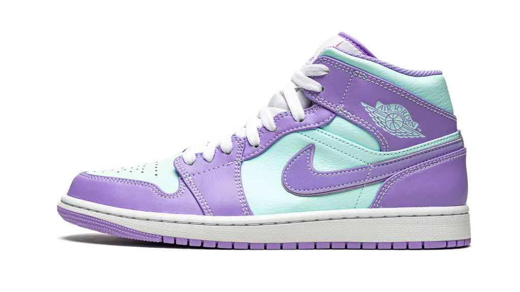 Air Jordan 1 Mid Purple Pulse Glacier Blue
