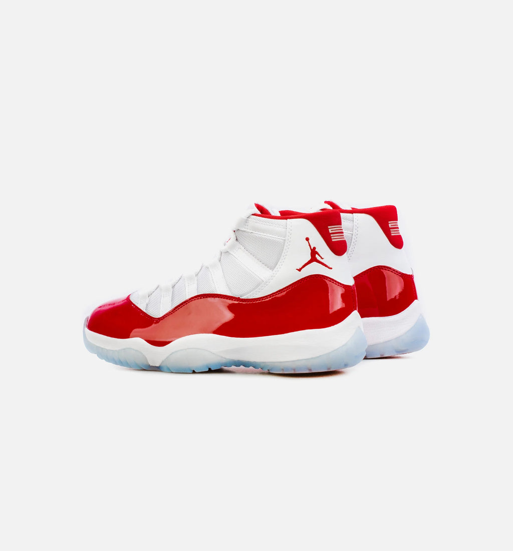 Air Jordan 11 Retro Cherry Mens Lifestyle Shoe White Red Limit One Per Customer