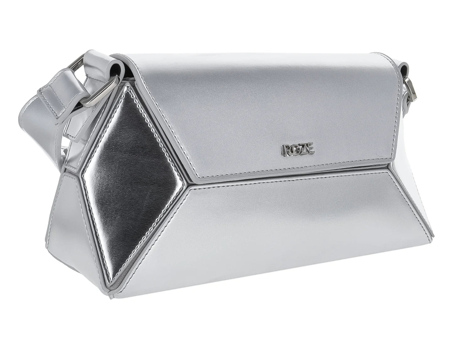 Bolso Crossbody ROZE Plata para Mujer