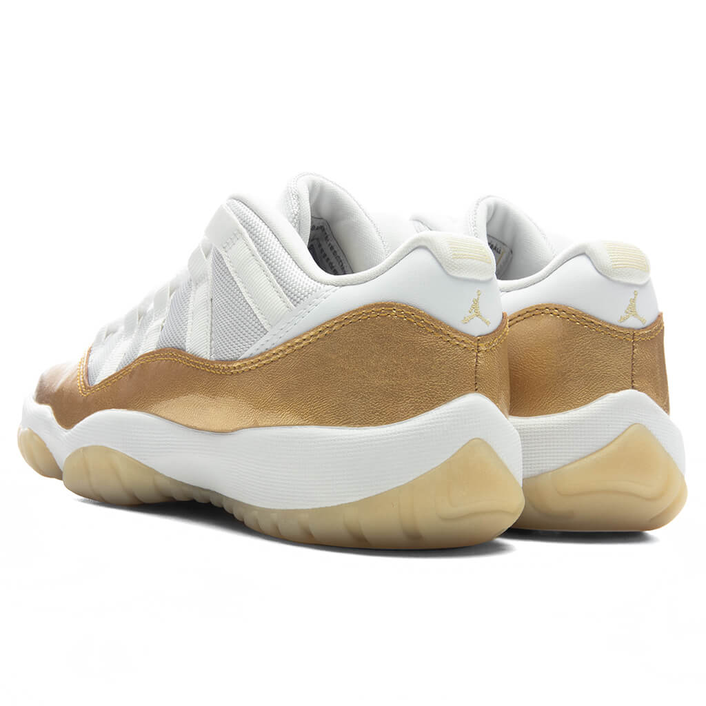 Womens Air Jordan 11 Retro Low Mothers Day White Metallic Gold Team Gold