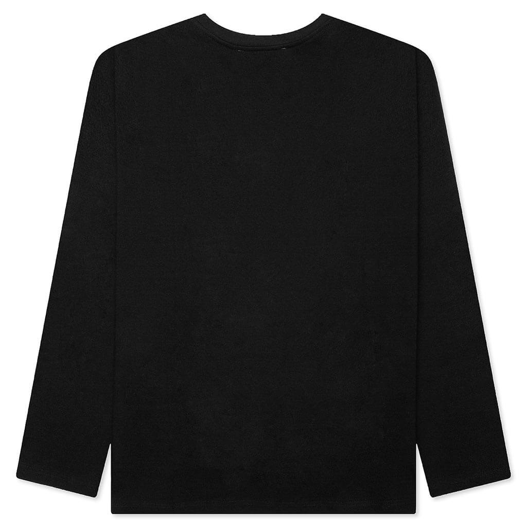 Oversized Logo L S T Shirt Black