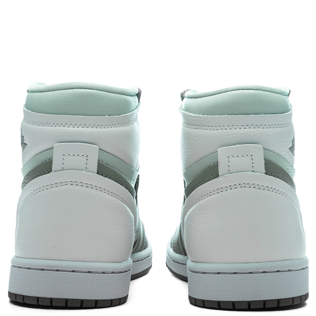 Womens Air Jordan 1 High Method of Make Medium Olive Oil Green Sea Glass Seafoam